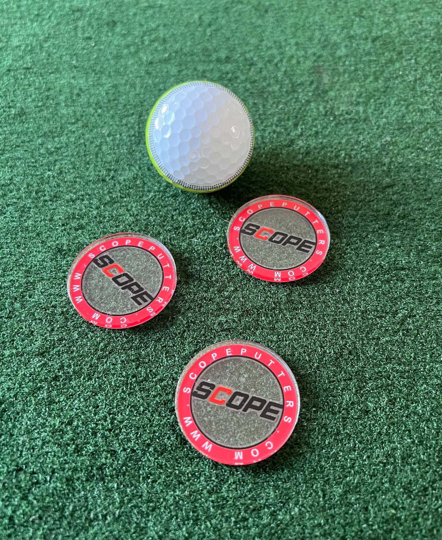 Ball Marker, Practice Target x3